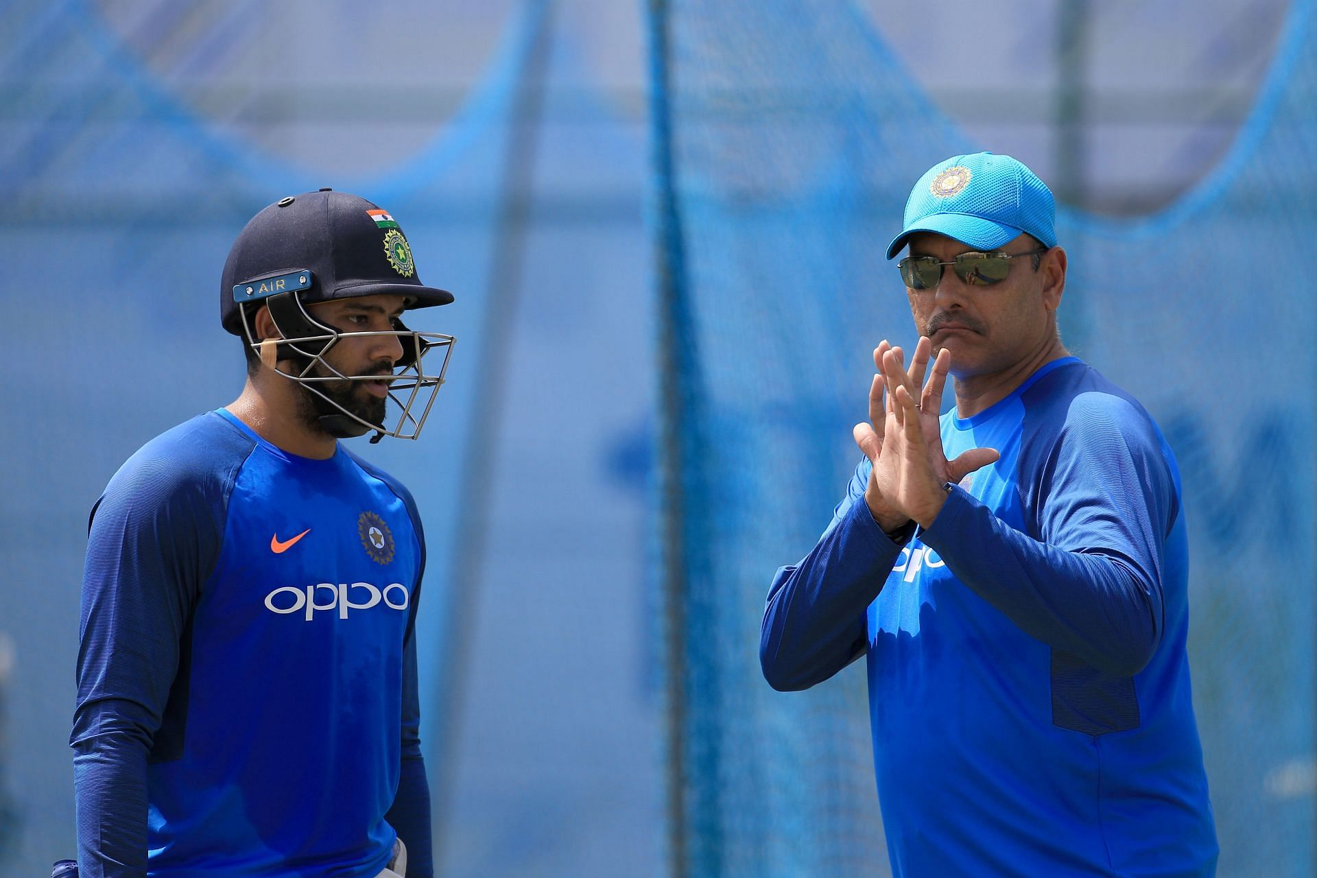 Rohit Sharma and Ravi Shastri - Source: Getty